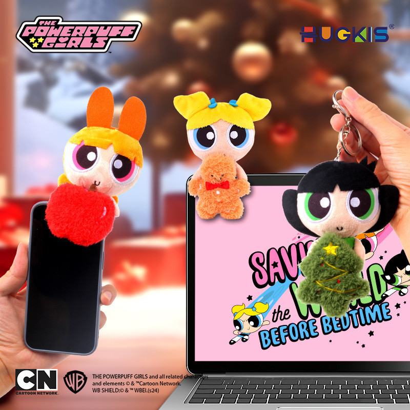 Warner Toys Powerpuff Girls Christmas Computer Screen Jewelry Baby Bag Jewelry#7. 7al.sheng #