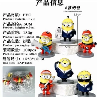 💥 จัดส่งจากประเทศไทย 💥Minions & Monsters Despicable Me Minion คอสเพลย์อะนิเมะรูป COD สต็อกรูปตุ๊กตาของเล่นสําหรับของขวัญเด็กคอลเลกชันเครื่องประดับรถบ้านเค้กตกแต่ง Gacha