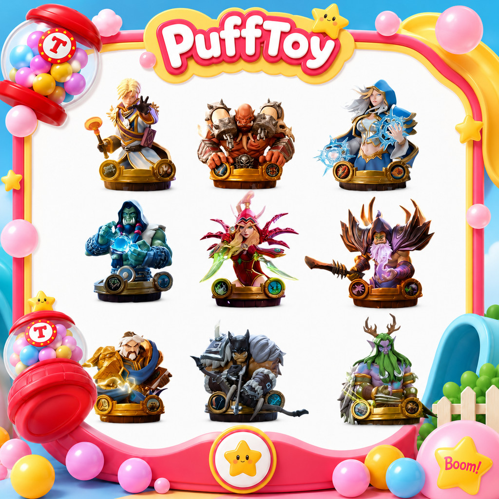 P POPMART Furnace Stone ตัวละครในตํานาน โรงแรม ชุดในตํานาน กล่องลึกลับ ฟิกเกอร์ของเล่น