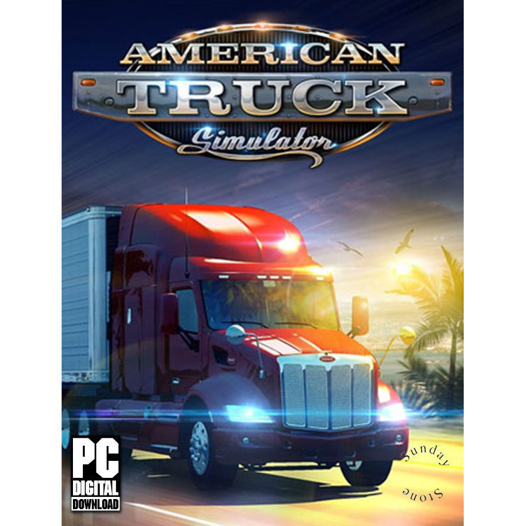 เกมขับรถบรรทุก American Truck Simulator รวมทุก DLC ติดตั้งง่าย มีคู่มือ [PC/Notebook]