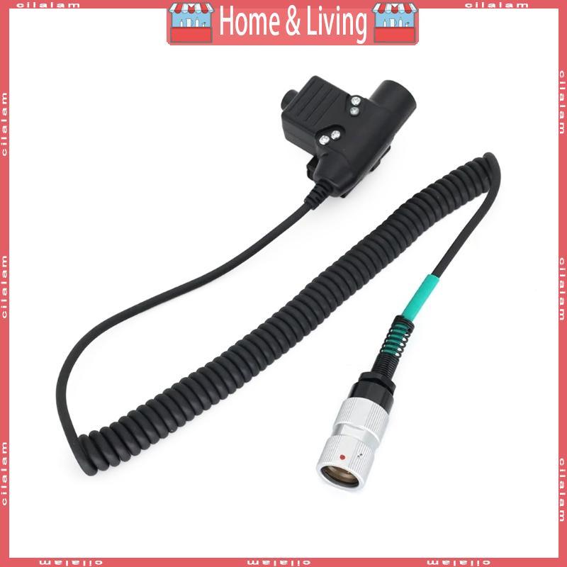 CI U94 PTT System Cable 6 Pin Plug Push to Talking U94 Type ชุดหูฟัง PTT ลดเสียงรบกวนสําหรับวิทยุ PR
