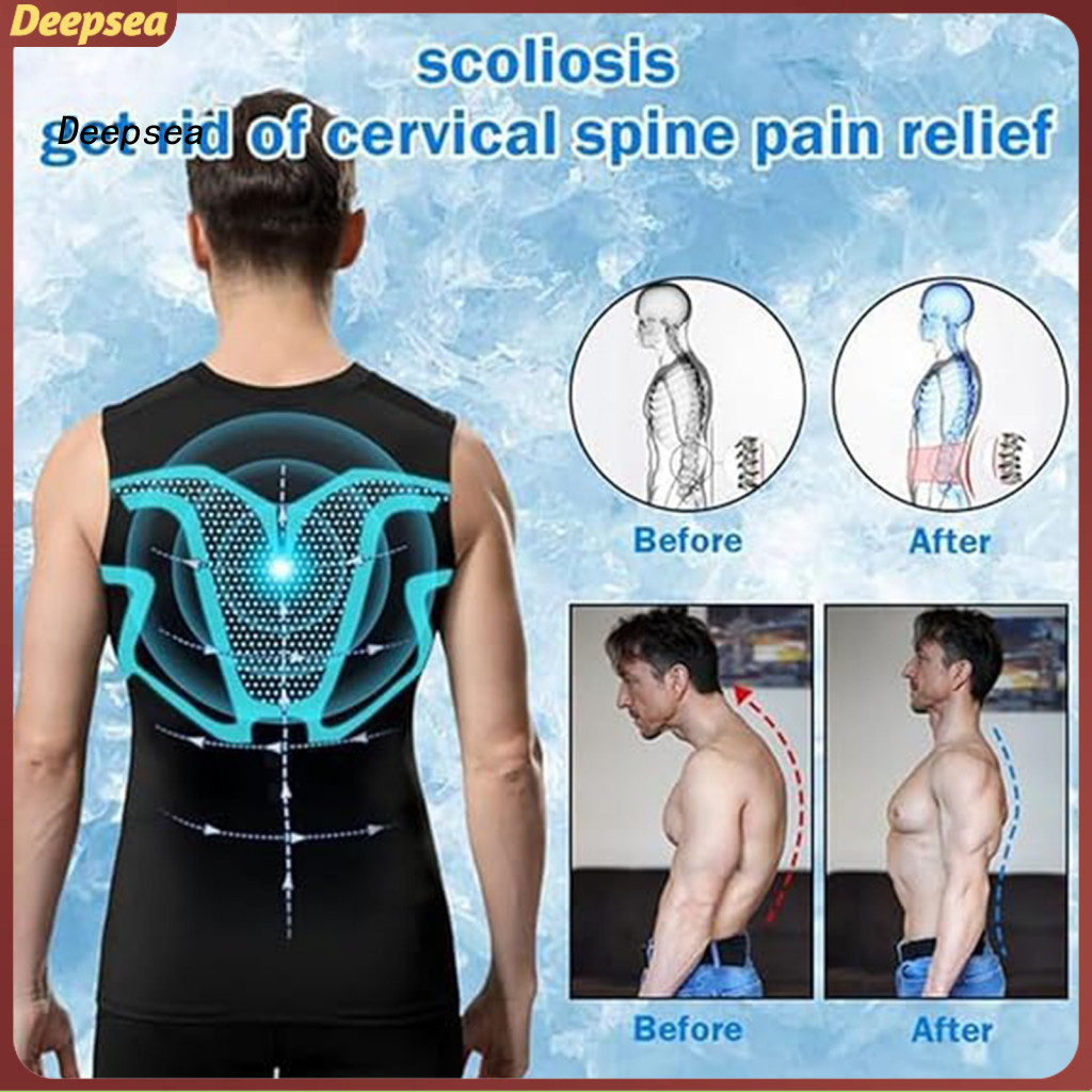 DPA เสื้อกั๊กออกกําลังกายผู้ชายแขนกุดกีฬาด้านบนระบายอากาศรอบคอ Camisole Body Shaper สําหรับ Vitality
