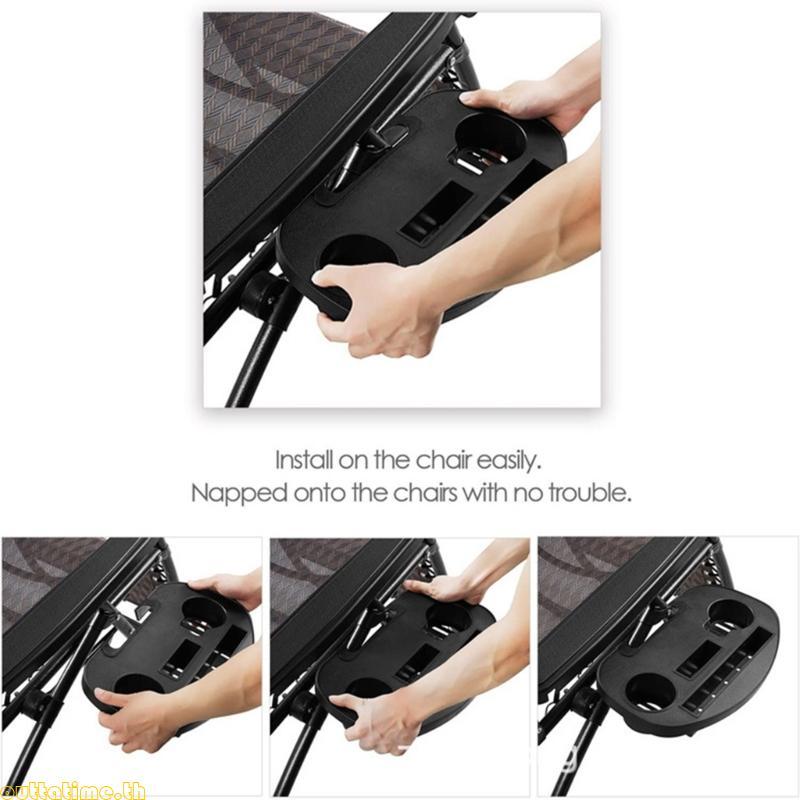 Time Cup Holder Tray Camping Cup Holder Beach Chair Cup Holder Perfect for Outdoor