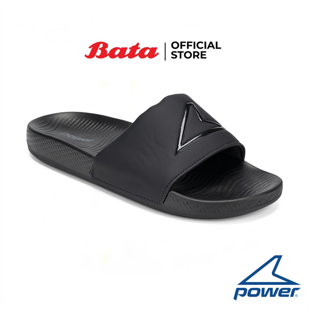 Bata บาจา Power รองเท้าแตะแบบสวม สำหรับผู้ชาย รุ่น SKYLINE 1.1 สีดำ รหัส 8106028