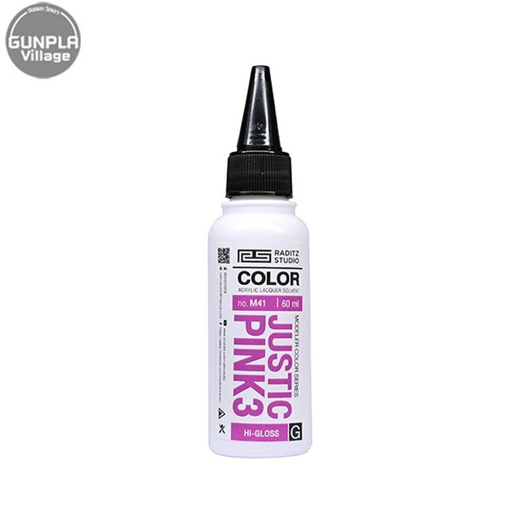 Raditz Studio RS M41 Justice Pink 3 G 60 ml (MS Color Series) 8858878700418 (สี)