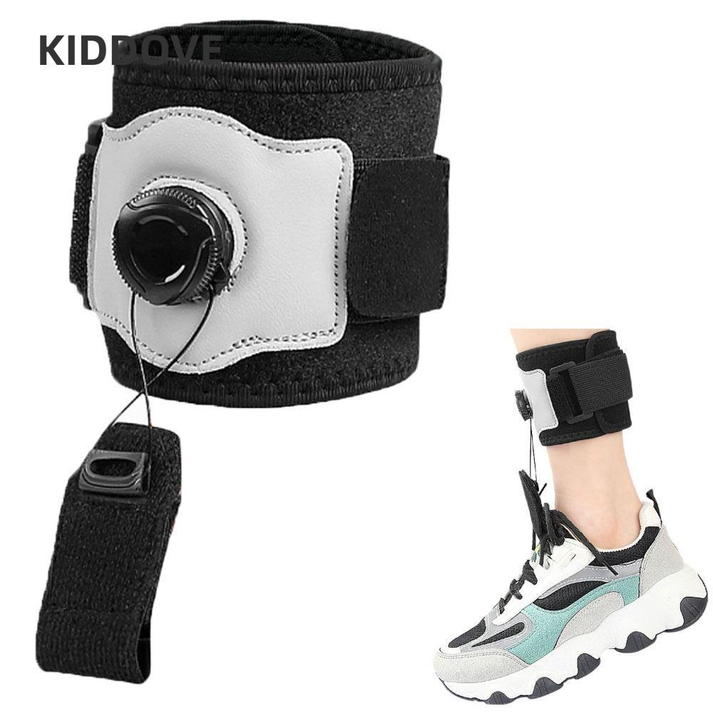 KIDDOVE รั้งเท้า, ลูกบิดลวดเหล็กระบายอากาศสายดึง, อุปกรณ์เสริมปรับได้ Achilles Tendonitis Foot Suppo