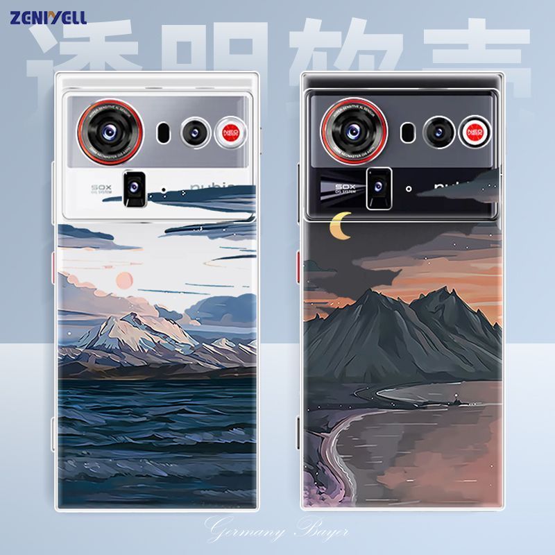 สําหรับเคสโทรศัพท์ Z80 Ultra Z70 Ultra โปร่งใสเต็มรูปแบบ anti-drop soft Case ง่ายฝาครอบป้องกันบาง