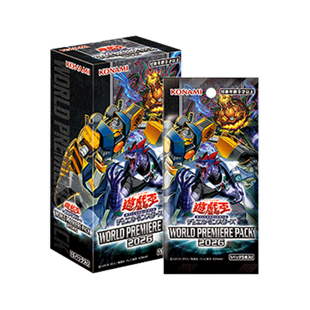 Konami Yu-Gi-Oh! Duel Monsters World Premiere Pack 2026 (WPP7-JP) แบบกล่อง (15 ซอง) 4988602180008 (การ์ดยูกิ)