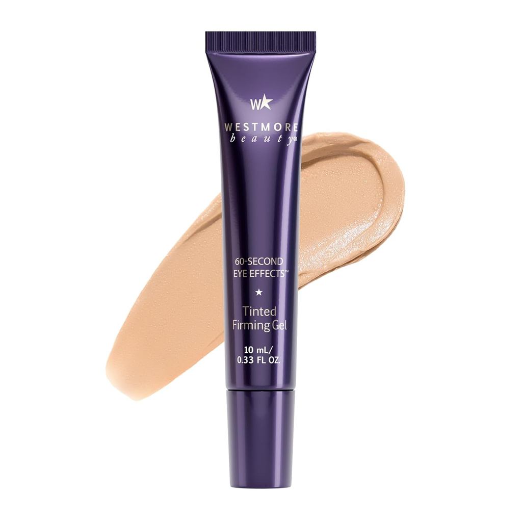 Westmore Beauty 60 Second Effects Tinted Firming Gel - Under Eye For Puffiness And Bags Under Eyes -