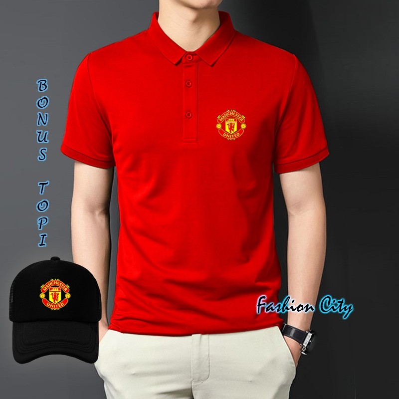 [สินค้าพร้อมส่ง] เสื้อยืดคอปกผู้ชาย / เสื้อโปโลผู้ชาย / เสื้อโปโลแมนยู / เสื้อโปโลผู้ชาย Frd พรีเมี่