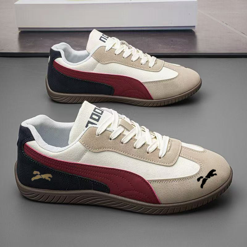 Casual All-Match แฟชั่นอินเทรนด์ Minimalist Forrest Gump ผู้ชายรองเท้ากีฬารองเท้านักเรียนชายวิ่งรองเท้าผู้ชายนุ่มนุ่มนุ่ม Rebound Shock Absorption น้ําหนักเบา