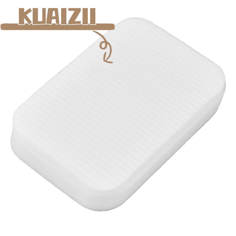 KUAIZII 4 ชิ้นเครื่องดูดฝุ่น,จีบกรองกรองสูงเปลี่ยนกรอง,สีขาวล้างทําความสะอาดได้ฟองน้ําอุปกรณ์เสริมสํ