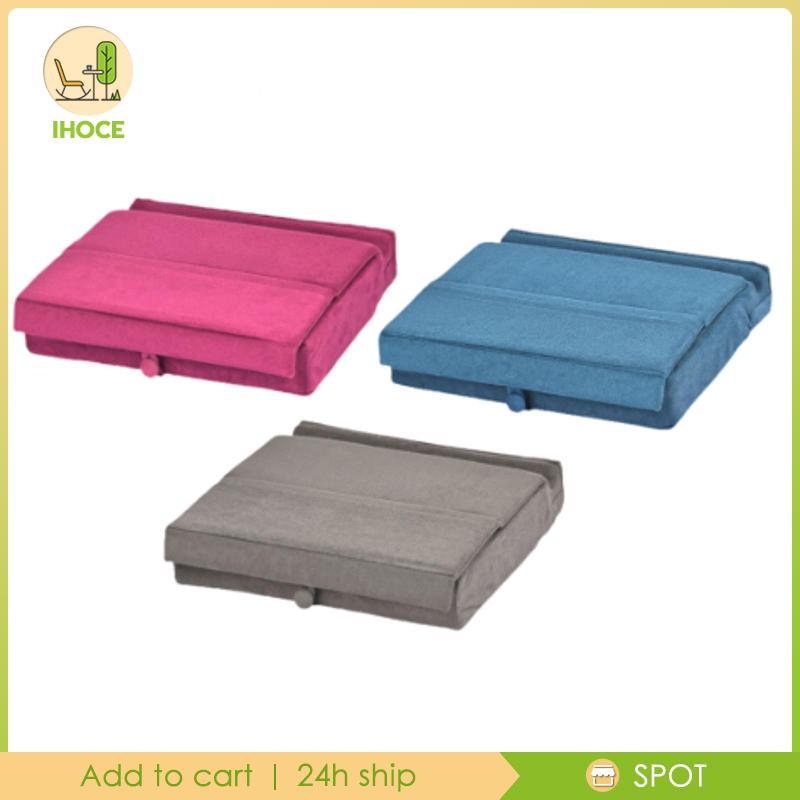 [Ihoce] แท็บเล็ตหมอนขาตั้งพับแบบพกพาหลายมุม Soft Pad ที่วางแท็บเล็ต Dock พร้อมกระเป๋าเก็บขนาดใหญ่และปากกาเหมาะสําหรับเตียงสํานักงาน Trav