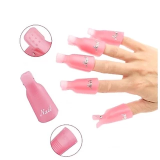 💅🏻ปอกถอดเล็บเจล💅🏻ตัวหนีบน้ำยาล้างเล็บเจล ล้างเล็บเจล ที่หนีบเล็บล้างสีเจล 10 นิ้ว
