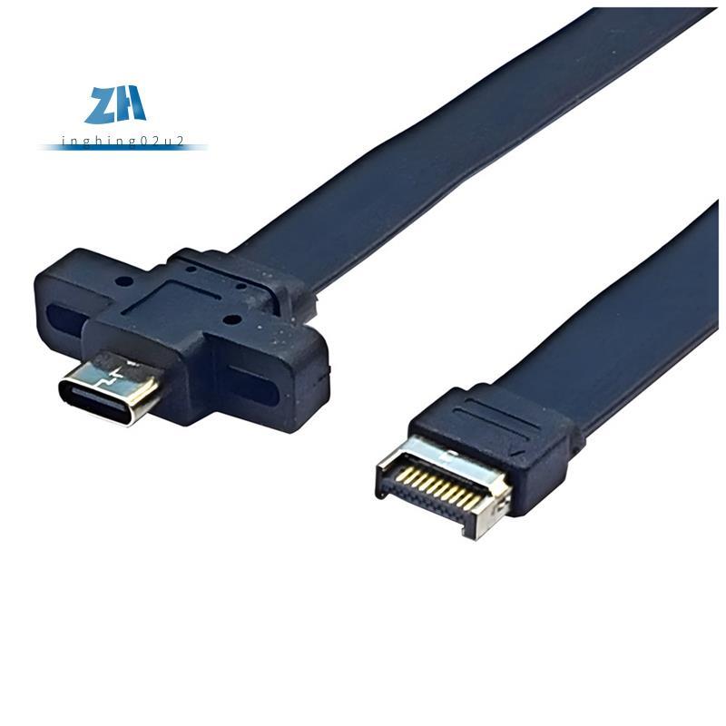 USB3.2 Gen2x2 สายบอร์ด Type-E Terminal Type-C Front C Mother 10G/20Gbps สายแบน