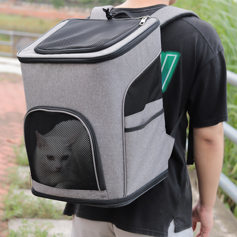 Pet dog bag, portable pet backpack for outings, cat backpack, cat pet backpack, breathable dog backp