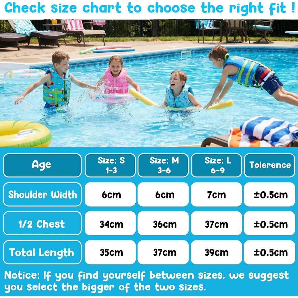 WINMAX Kids Life Jacket เสื้อแจ็คเก็ตนิรภัยพยุงตัวว่ายน้ํากลางแจ้ง สไตล์เข็มขัดพร้อมของขวัญ — صورة 5