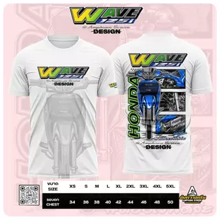 เสื้อผ้ามัน WAVE125 มีให้เลือกหลายสี เสื้อคอกลม