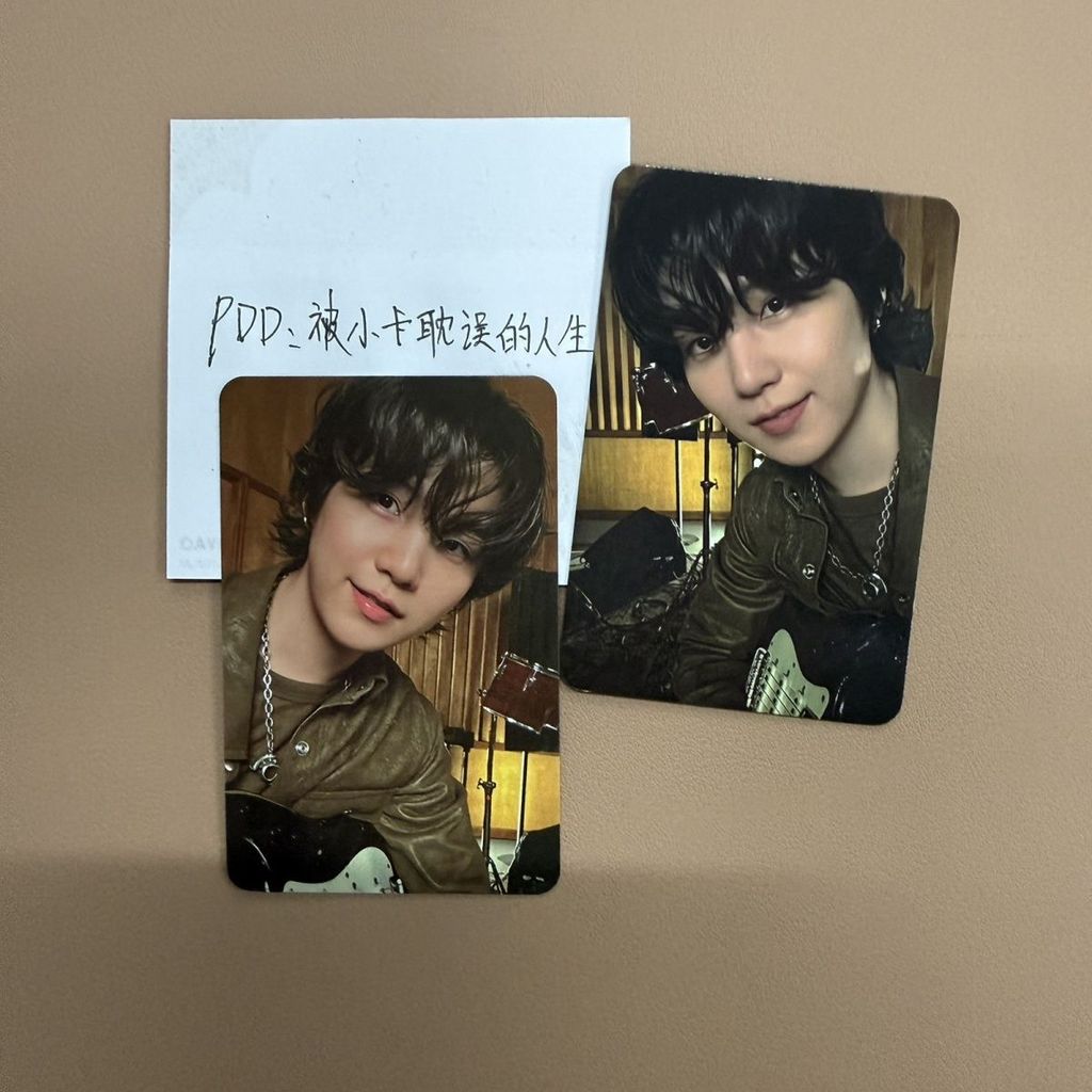 Photo One Shot Two BTS Min Yoongi Smile Cat Selfie Cat อัลบั้ม Gika Min Yoongi Photocard