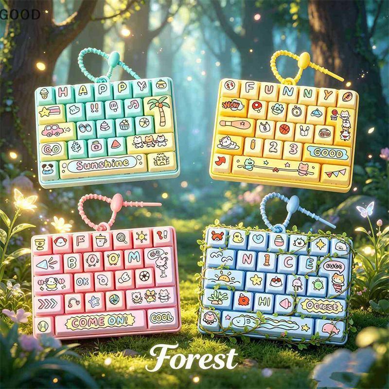 [จีดี] หลายสี26คีย์แป้นพิมพ์อยู่ไม่สุขพวงกุญแจสดใสความเครียดบรรเทากระเป๋าจี้สําหรับเด็กผู้ใหญ่วันหยุดพรรคของขวัญ ไทย