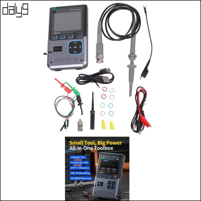 Dal DSO-TC4 3 in 1 Digital Oscilloscope 2 8 นิ้วหน้าจอเครื่องกําเนิดไฟฟ้าและส่วนประกอบเครื่องมือทดสอ