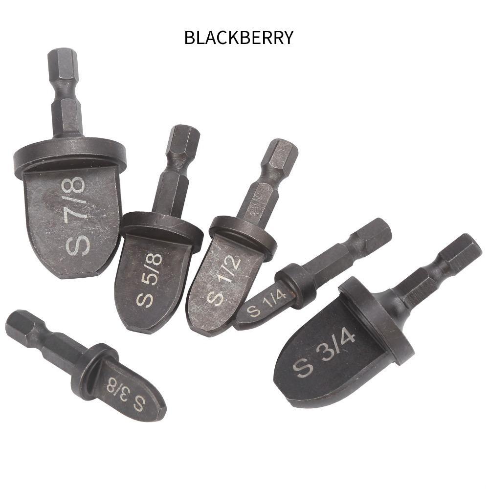 BLACKBERRY 6 ชิ้น HVAC Swaging เครื่องมือ, 1/4 "ถึง 7/8" Bits ท่อทองแดงอ่อน Expander, 1/4 นิ้ว Hex S