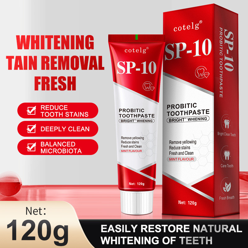 ยาสีฟันไวท์เทนนิ่ง Full English SP10 Toothpaste