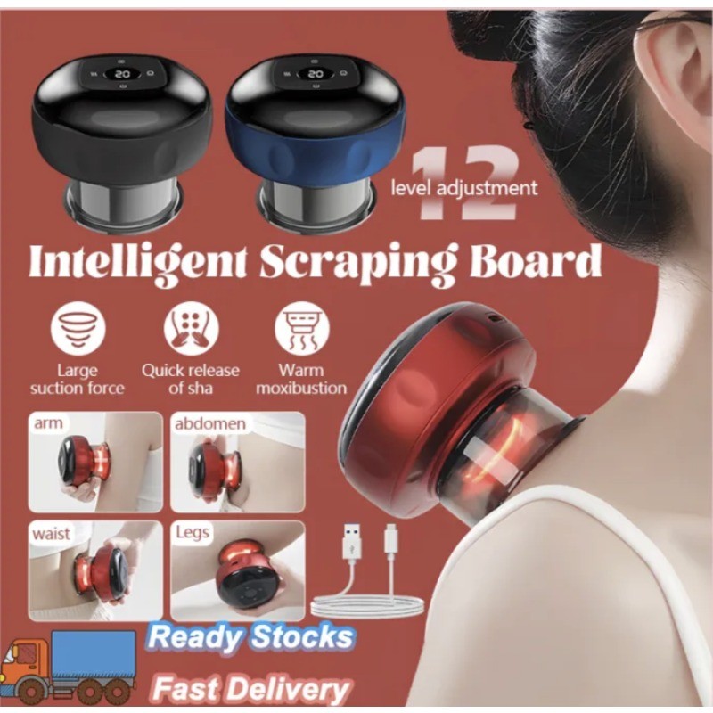 ความร้อน Cupping Therapy เครื่อง cupping นวดไฟฟ้าเครื่องทําความร้อนสูญญากาศ Cupping นวด