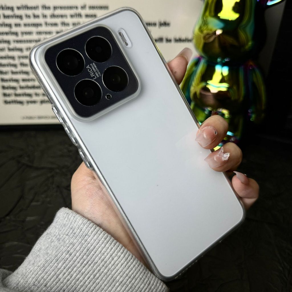 Ultra-Thin Bayer เหมาะสําหรับ Xiaomi 15pro เคสโทรศัพท์ XIAMI14 โปร่งใส Xiaomi 14 นุ่ม 15 กันกระแทกป้