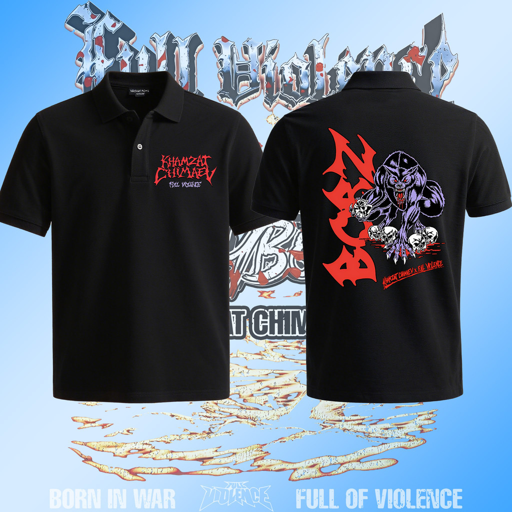 【เสื้อ polo 】Hamzat Chimayev wins UFC 319 Polo Clic T-Shirt Men&Women  ผ้าฝ้าย คอกลม นุ่ม สบาย พิมพ์