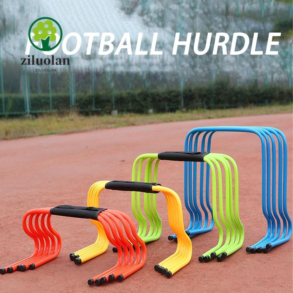ZILUOLAN ฟุตบอล Hurdle, Speed Agility อุปกรณ์การฝึกอบรมความปลอดภัย Hurdle บันได, กลางแจ้งปรับความสูง