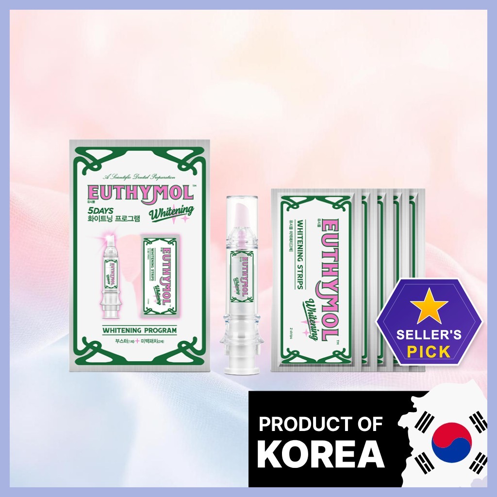 [ดีที่สุด] [euthyมอล] Whitening Booster + Strips, 5 ชิ้น / Korean Whitening Strips / Brightening Eff