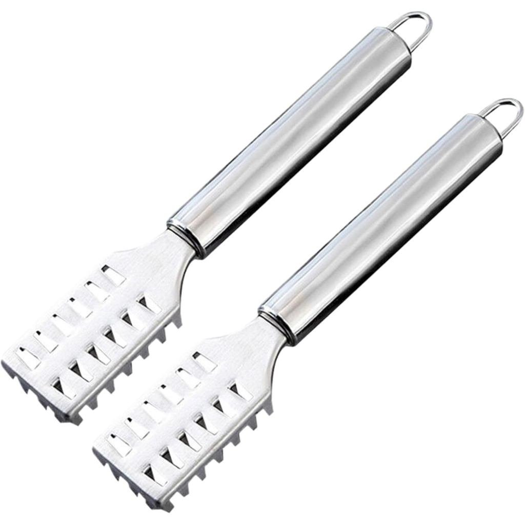 Remover Scale handlegadgetscleaningkitchengadgets-26 Scratch สแตนเลสขนาด 304 Scale brushutensil Scal