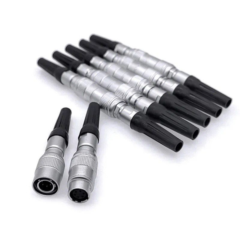 4 ชิ้น YC8 8 มิลลิเมตร Mini Circular Connector Push Pull Self-Locking Docking Connector 2-7Pin สําหร