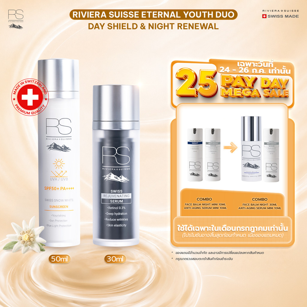 Riviera Suisse Eternal Youth Duo:Day Shield & Night Renewal