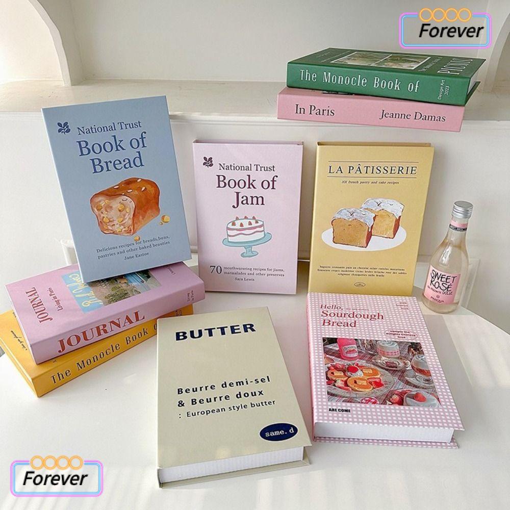 ตลอดไป หนังสือปลอมจําลองหนังสือโมเดลสไตล์โมเดิร์นชั้นวางแสดงพับตกแต่งบ้านการถ่ายภาพ ข้อเสนอ หนังสือ