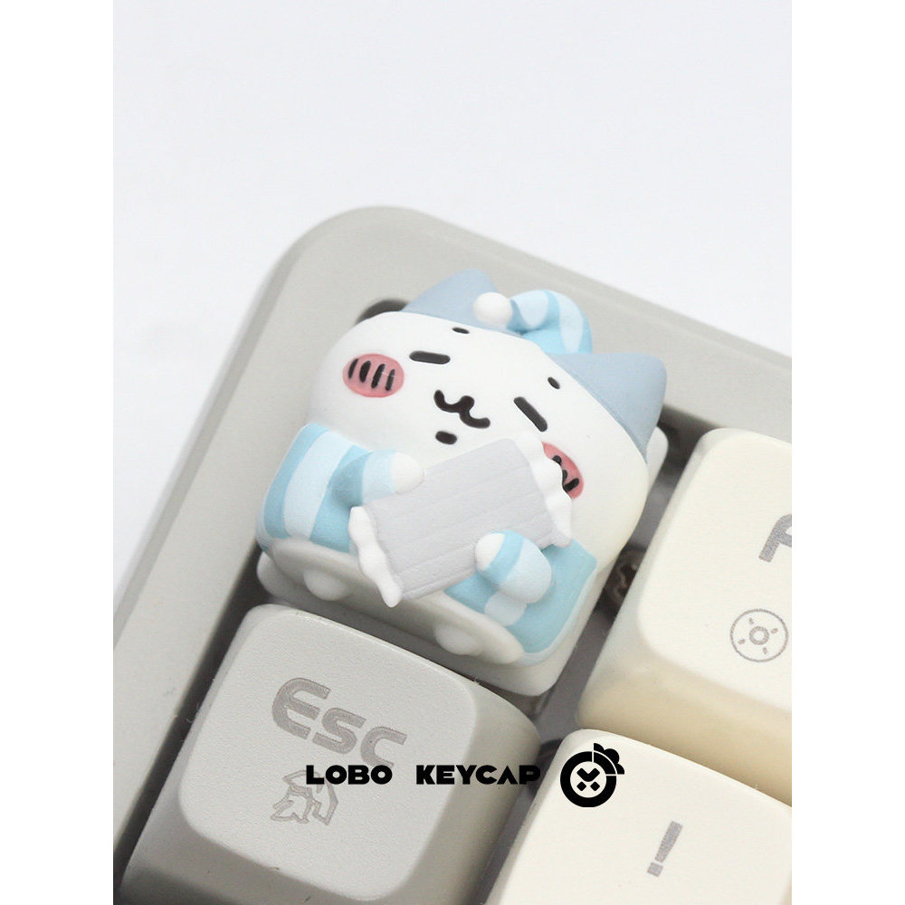 keycaps custom keycap anime keycaps Chiikawa Art Pyjamas Gift คีย์บอร์ดแบบกลไก