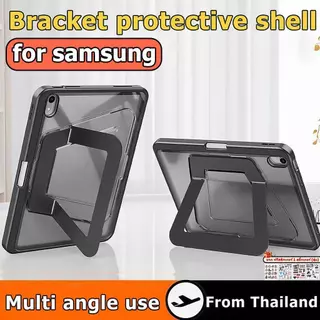 for เคสฝาพับ Samsung Galaxy Tab S9 S9FE S10FE S10lite S7 S8 for เคส Samsung Galaxy Tab A9+ A11+ S11 กันโค้งงอบางเฉียบ วงเล็บอลูมิเนียม