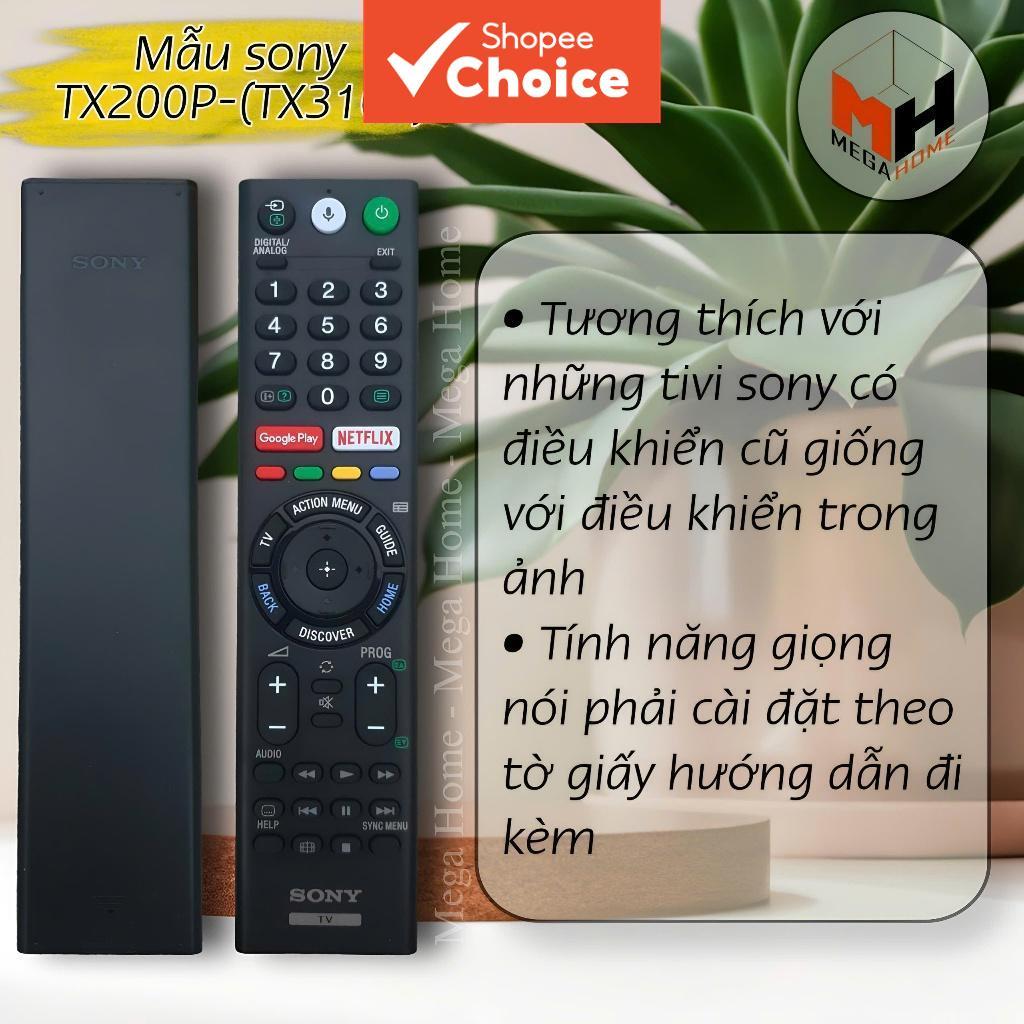 รีโมทควบคุมเสียงอัจฉริยะ Sony รุ่น New RMF-TX310P สําหรับทีวี 4K KD65X9000F RMFTX310U