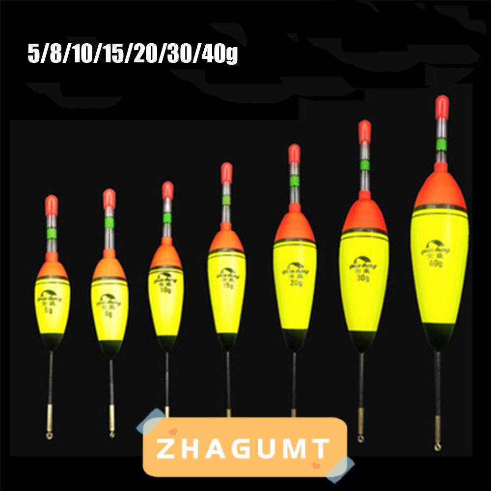 ZHAGUMT366KB Fishing Night Float 5g 8g 10g 15g 20g 30g 40g Bobber Luminous Eva Foam