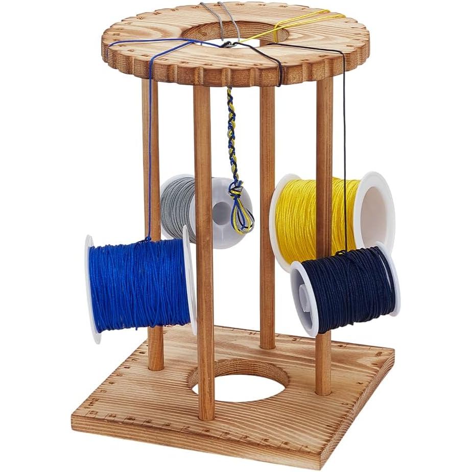FINGERINSPIRE Kumihimo Marudai Disk Kit 32 ช่องไม้ Kumihimo Braiding Disk ชุดเดสก์ท็อป Kumimo สร้อยข