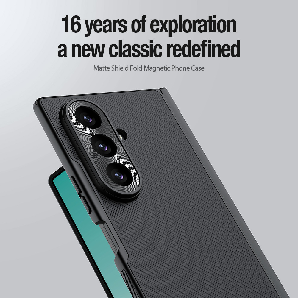สําหรับ Samsung Galaxy Fold8 Ultra - NILLKIN Super Frosted Shield Fold เคสแม่เหล็ก ป้องกันบานพับ ผิวด้าน กันรอยนิ้วมือ