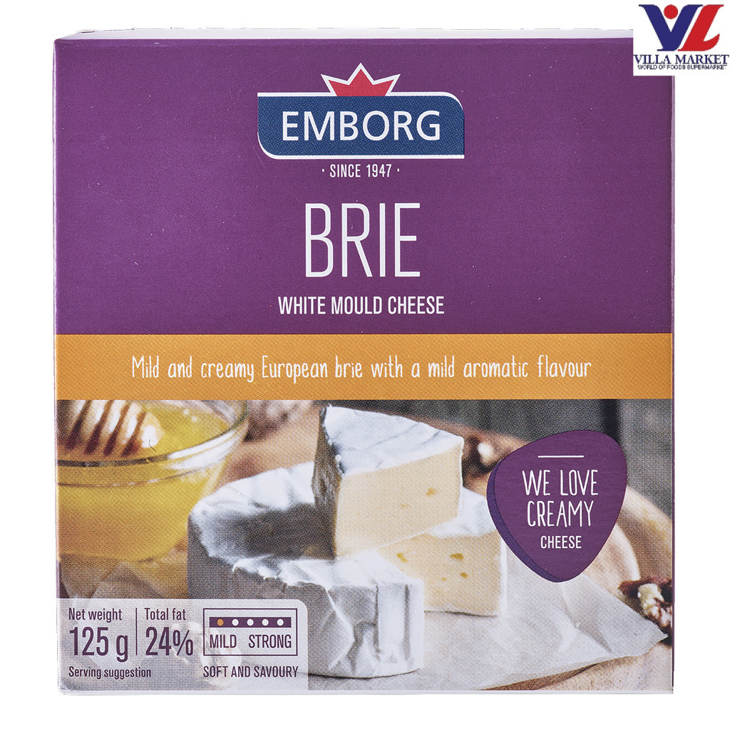 Emborg Brie Cheese Emborg บรีชีส 125G