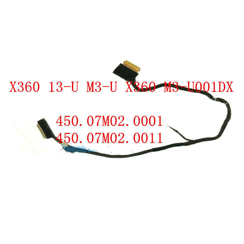 สาย LCD หน้าจอ DisplayPort Cable Replacement สําหรับ HP X360 13-U M3-U M3-U001DX TPN-W118 450.07M02.