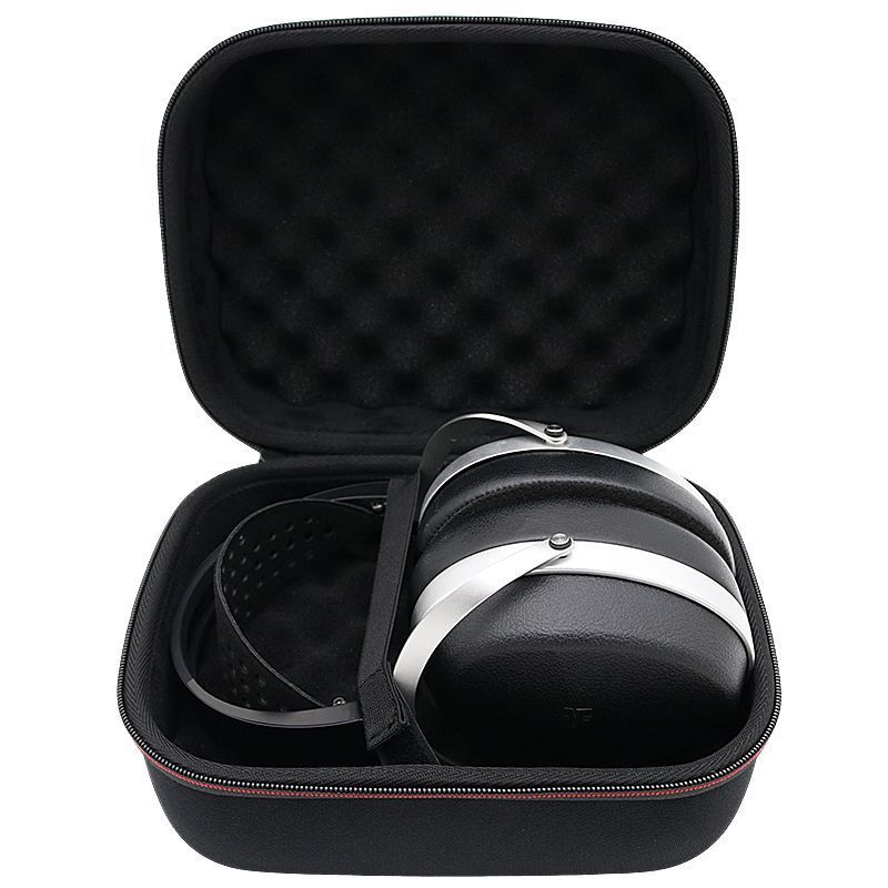 เหมาะสําหรับ HIFIMAN HIFIMAN AUDIVINA หูฟังกล่องป้องกันฟองน้ําสองด้าน Shock Absorption การบีบอัด Har