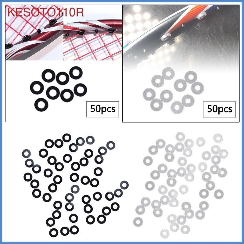 [kesoto110r] แบดมินตันแบบพกพา Racquet Grommets ตาไก่แหวนไนลอนทนทาน Universal String Protectors สําหรับกีฬาเกียร์