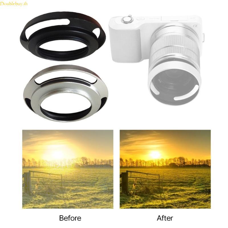 Doublebuy Screw in Lens Hood Universal Camera Lens Cover Cap Fit 37mm to 67mm Size Mount