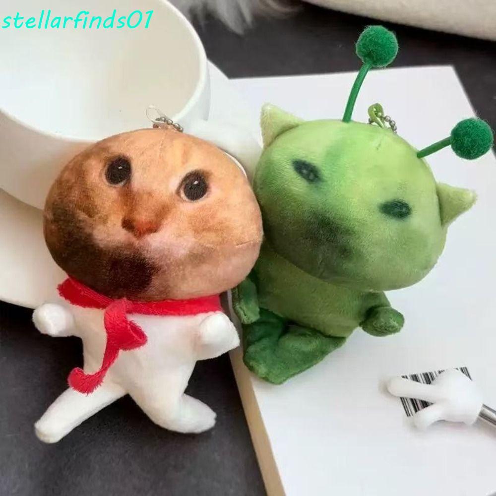 STELLARFIND Meme พวงกุญแจ, พวงกุญแจเมาส์ตลกสร้างสรรค์, อินเทอร์เน็ต Meme จําลองมินิตุ๊กตาเมาส์จําลอง