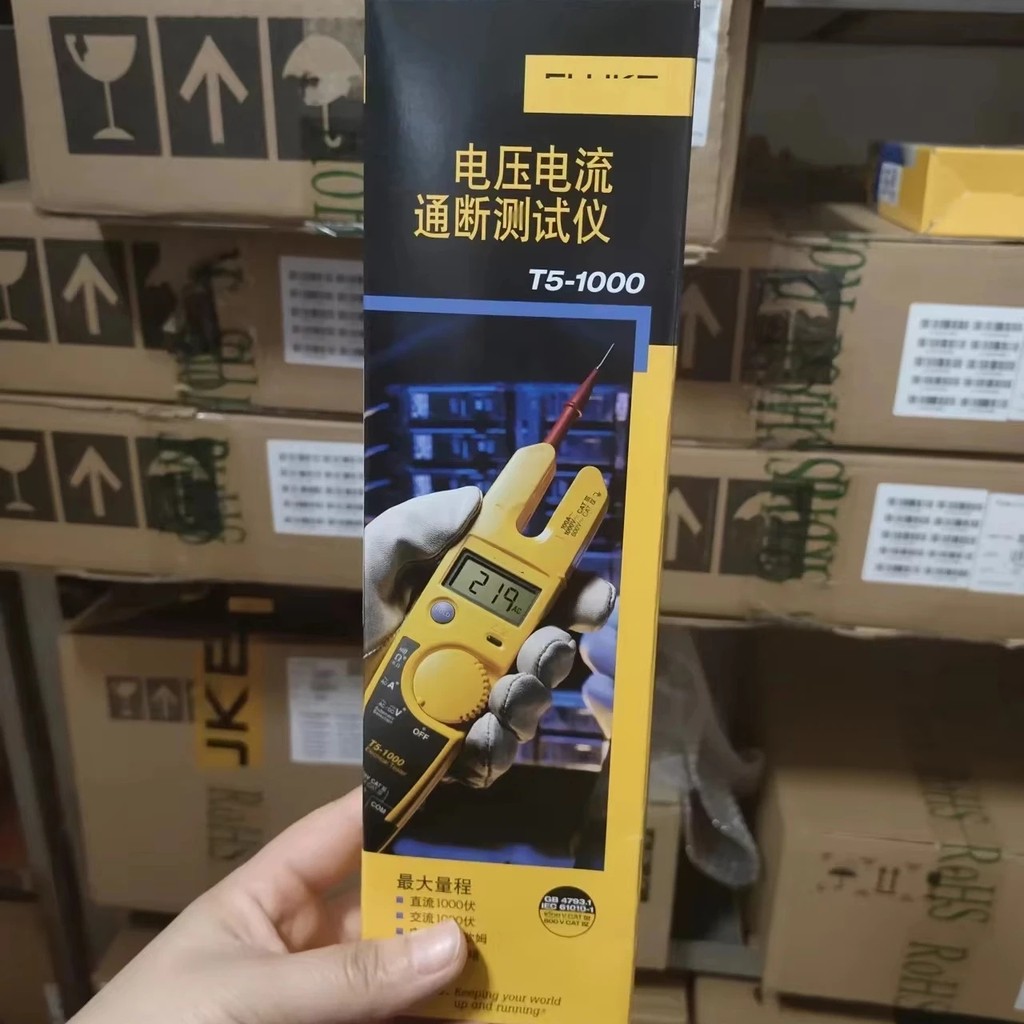 ยี่ห้อใหม่ Fl Uk E T6-1000 Pro เครื่องทดสอบไฟฟ้า T6-1000PRO Non-Contact Clamp Meter T6-600/T5-1000/T