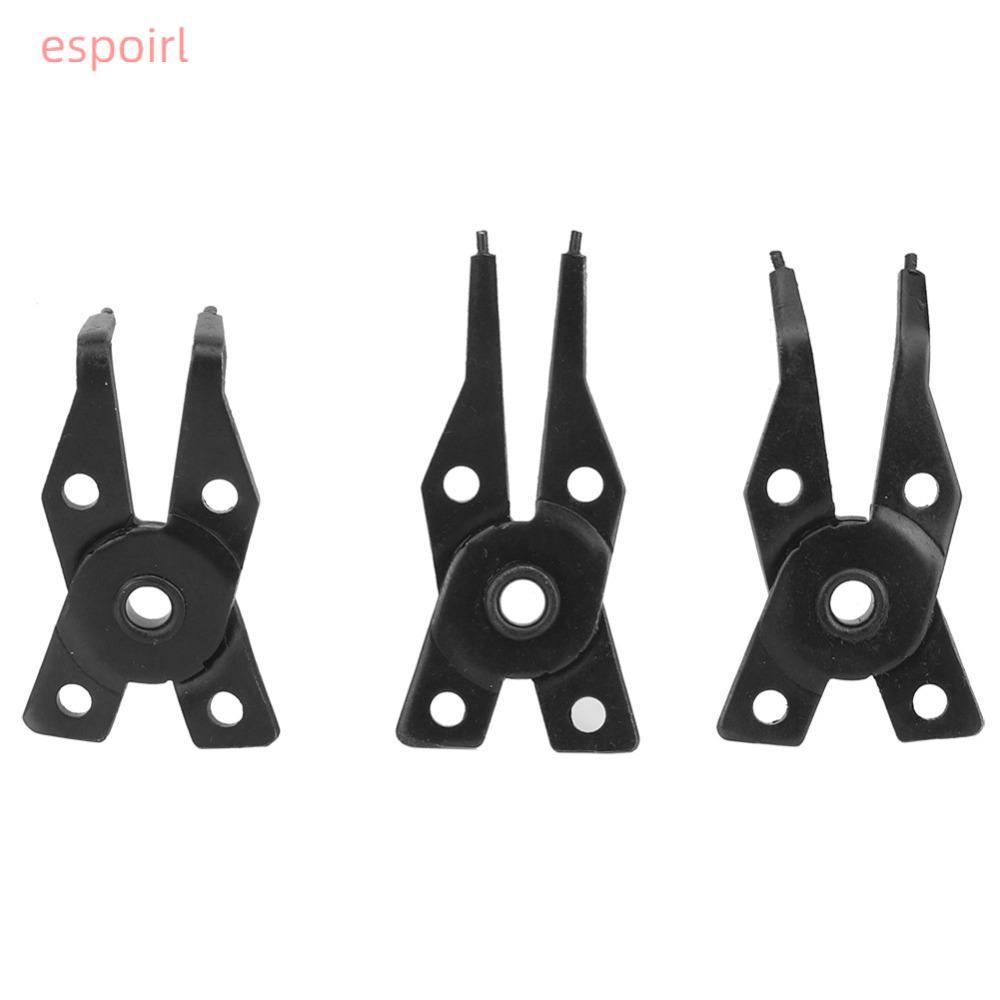 ESPOIR 2 ชิ้นชุดยึดแหวนคีม,การออกแบบมัลติฟังก์ชั่น 4 in 1 Combination Circlip คีมชุด, เหล็กพรีเมี่ยม